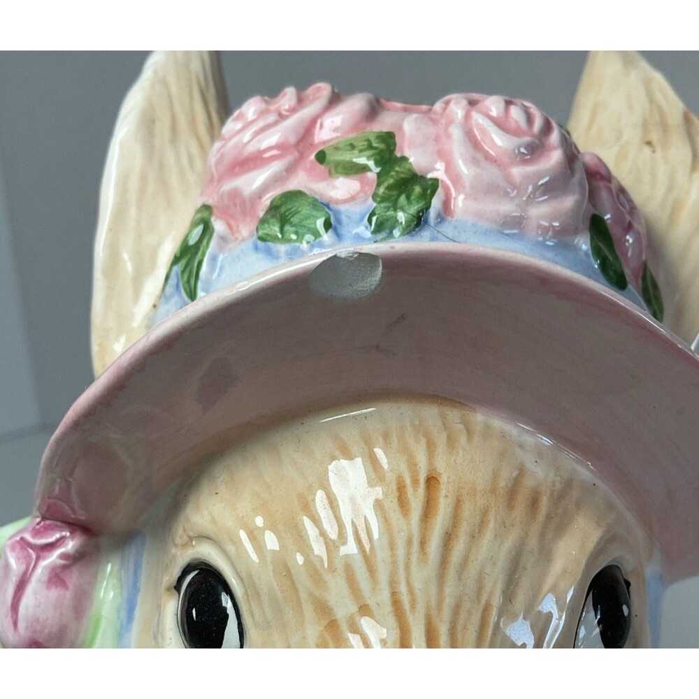 Easter Rabbit Collection Posing with Roses - Picture 6 of 8